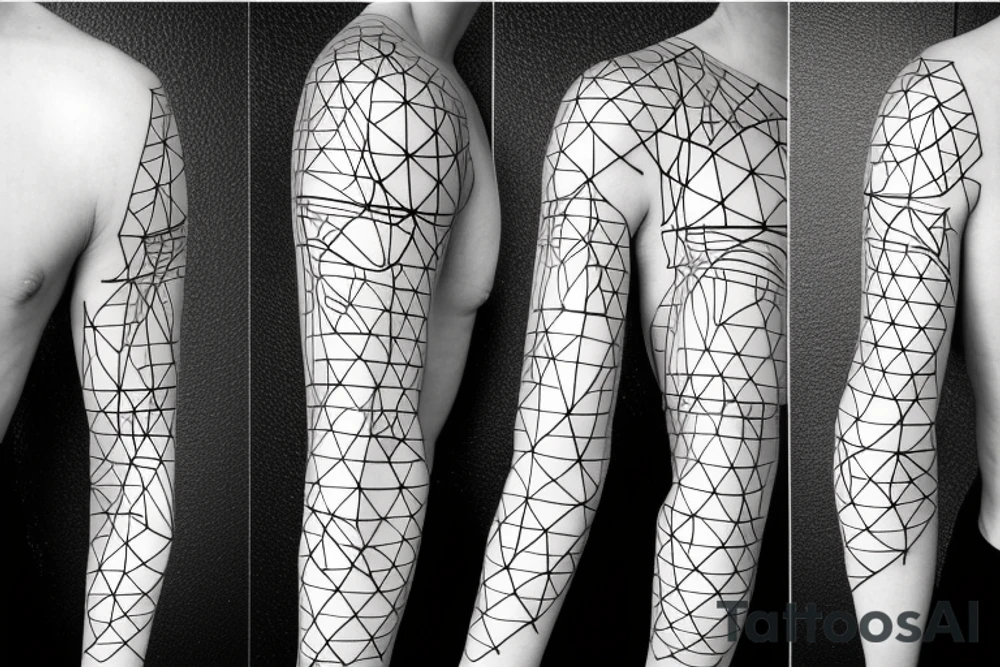 A triathlete Swim bike run minimalist tattoo idea