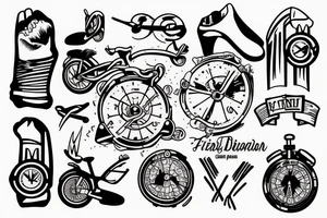 Triathlon tattoo idea