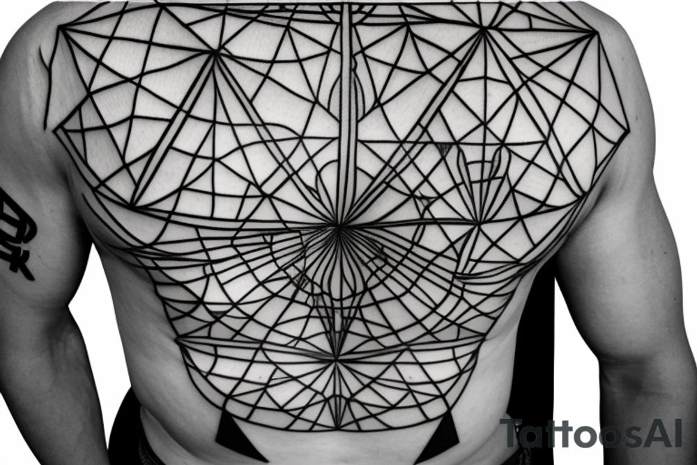 A geometrical tattoo representing triathlon tattoo idea A geometrical tattoo representing triathlon tattoo idea