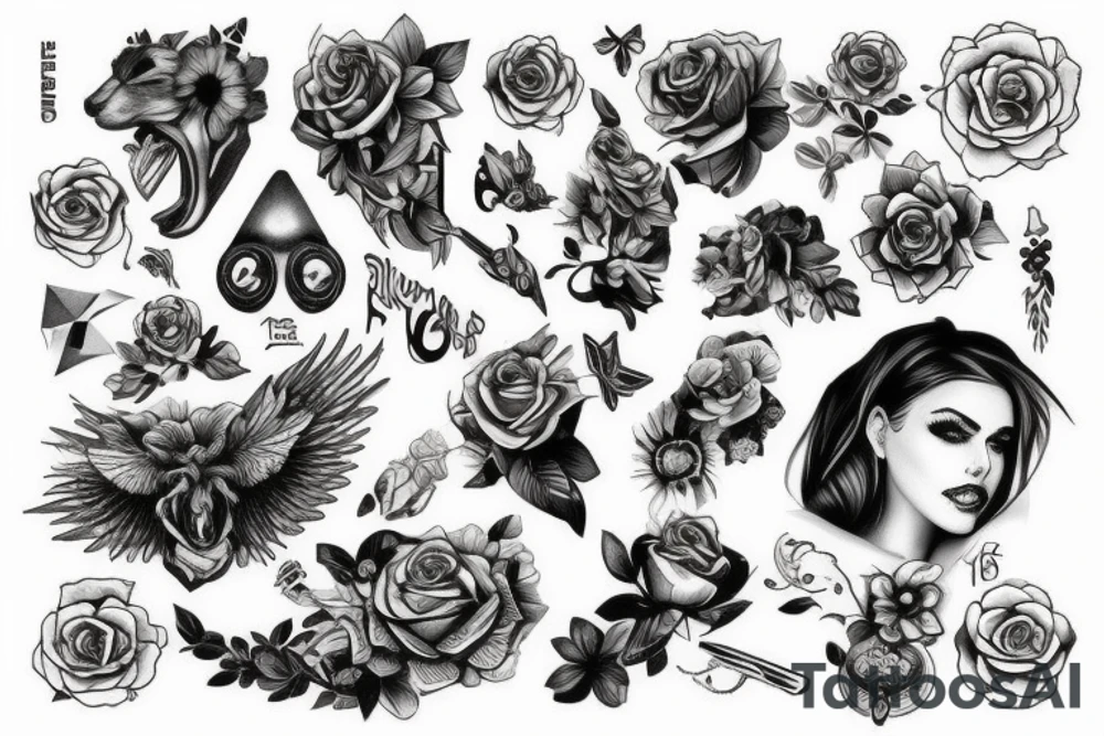 Месси tattoo idea