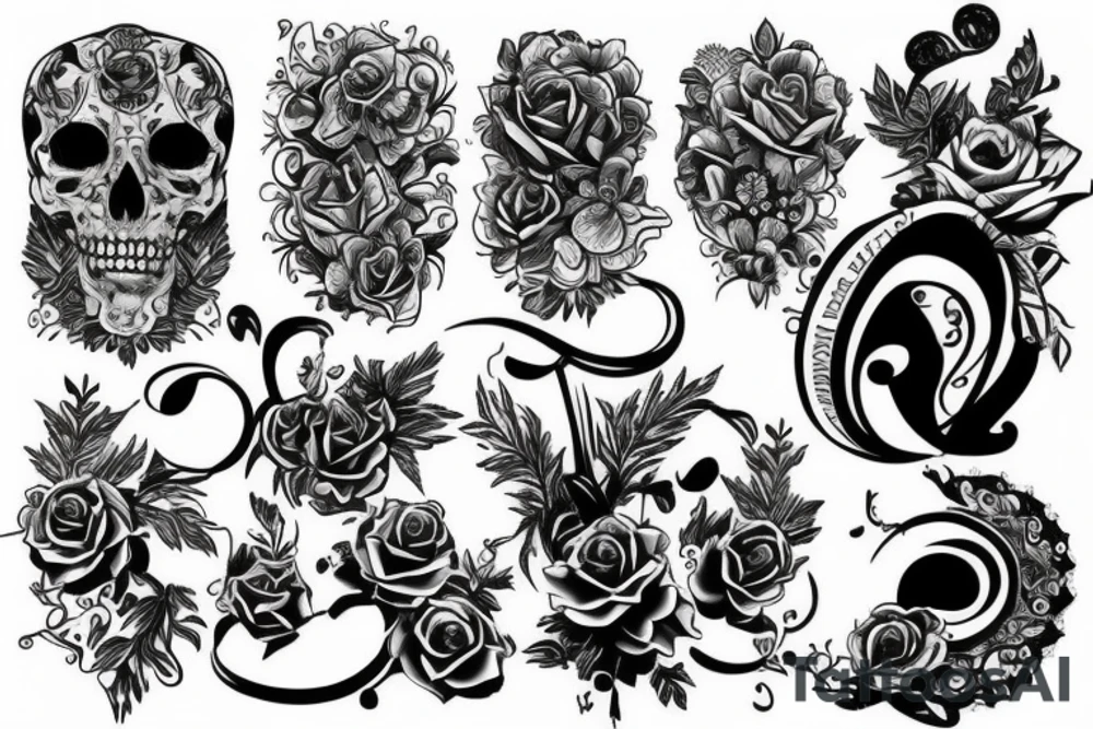Цветок tattoo idea