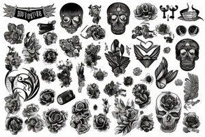 Цветок tattoo idea