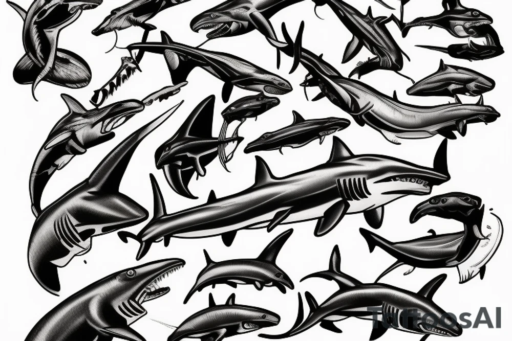 Hammerhead Shark tattoo idea