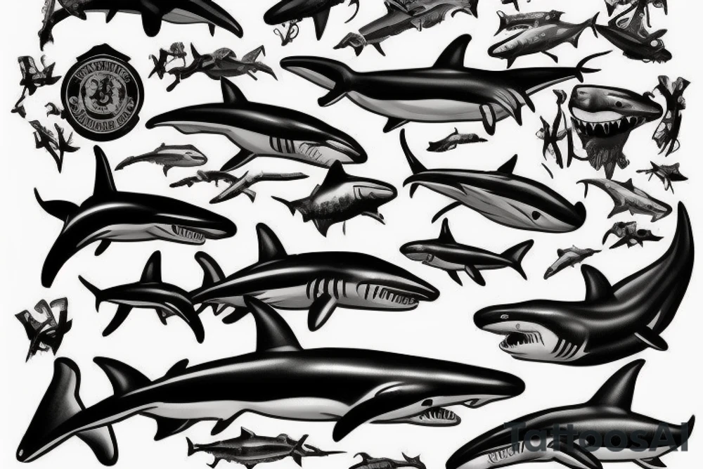 Hammerhead Shark tattoo idea