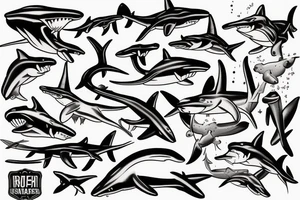 Hammerhead Shark tattoo idea