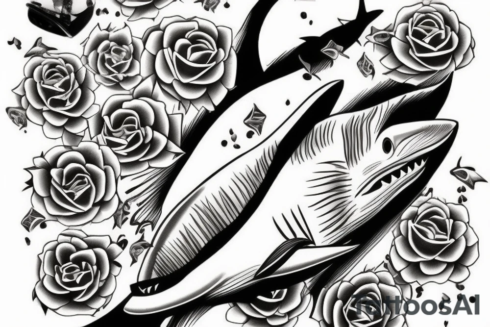 Shark tattoo idea