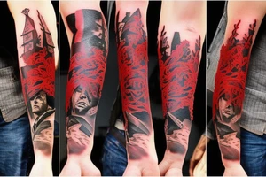 Red dead redemption 2 video game tattoo tattoo idea