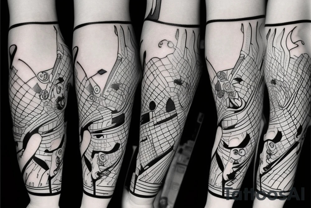 Funny golf tattoo tattoo idea