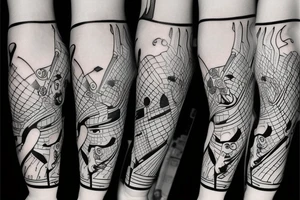 Funny golf tattoo tattoo idea