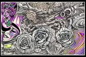 Trippy tattoo idea
