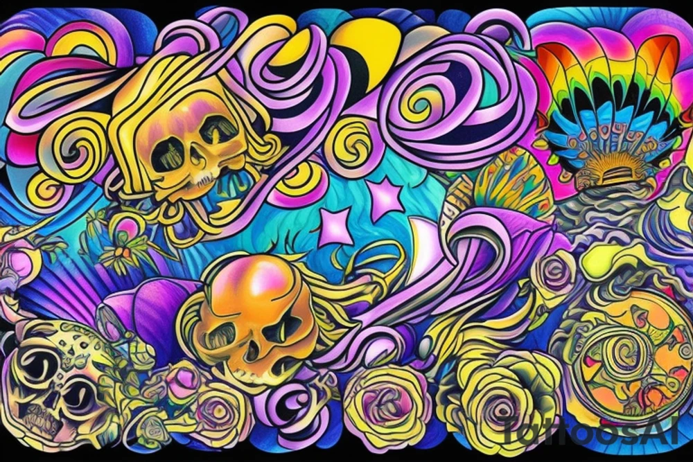 Trippy tattoo idea