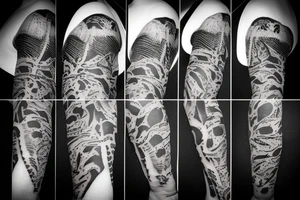 dinosaur skull tattoo idea