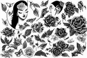 Symbole of Feminin Energy , Growth tattoo idea