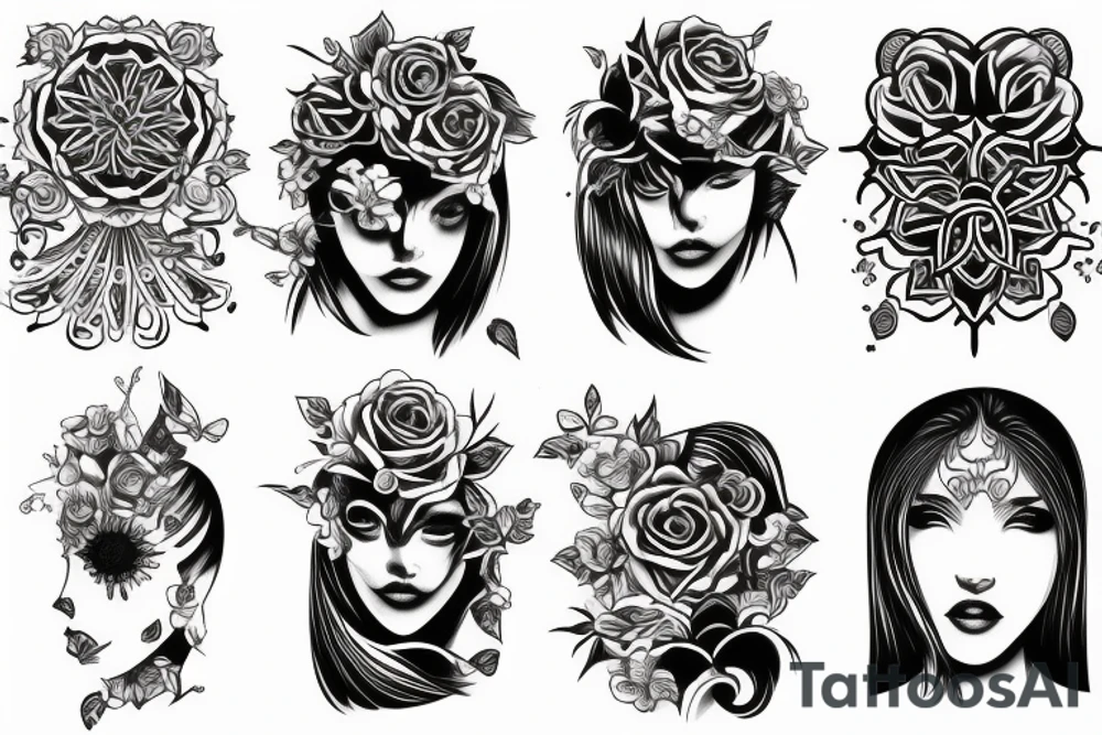 Symbole of Feminin Energy , Growth tattoo idea