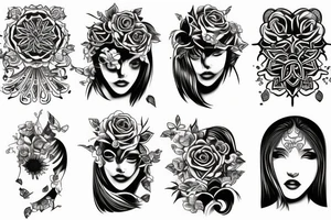 Symbole of Feminin Energy , Growth tattoo idea