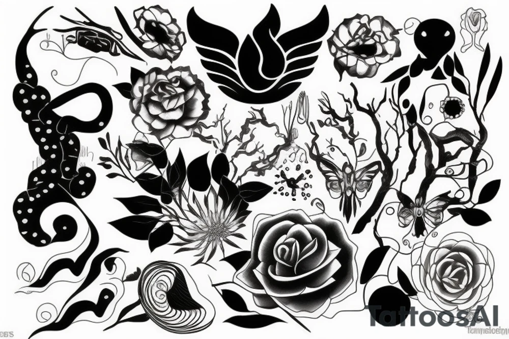 Symbole of Feminin Energy , Growth tattoo idea