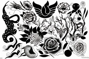 Symbole of Feminin Energy , Growth tattoo idea