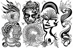 Symbole of Feminin Energy , Growth tattoo idea