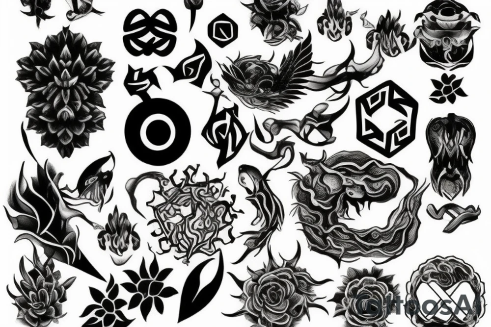 Symbole of growth tattoo idea