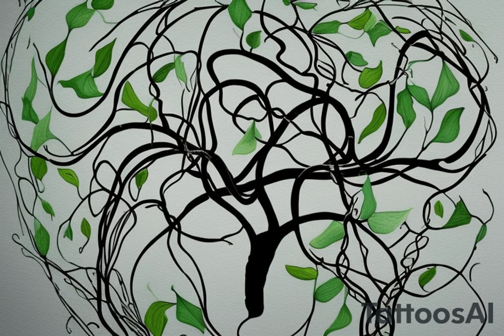 Consider a design featuring a graceful and flowing vine or tree branch representing growth and femininity. Intertwine music notes within the branches to symbolize the harmony and power of music. Use flowing lines to connect the elements, adding a sense of movement and fluidity.

Additionally, you can incorporate symbols of feminine energy such as the moon or a lotus flower to further enhance the design. The moon represents cycles, intuition, and the divine feminine, while the lotus flower symbolizes purity, enlightenment, and beauty tattoo idea