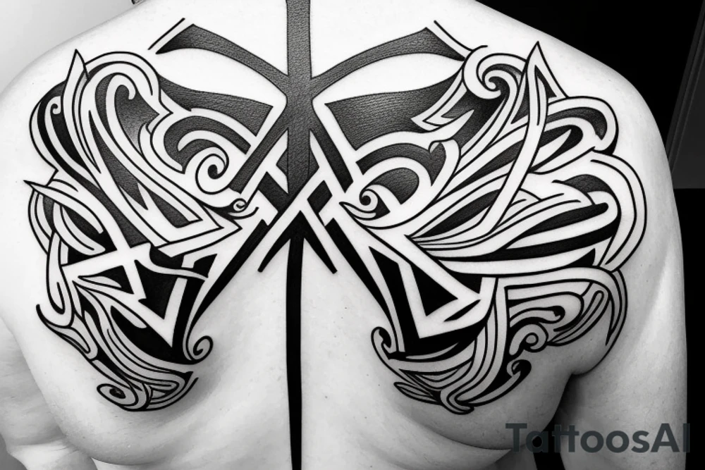 The word "Faith" written on shoulder tattoo idea