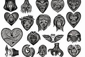 Heart faith tattoo idea