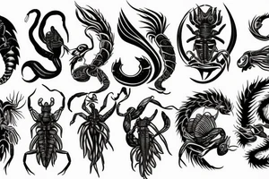 scorpio tattoo idea