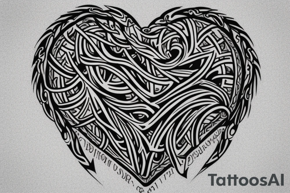 "Faith" word inside heart tattoo tattoo idea