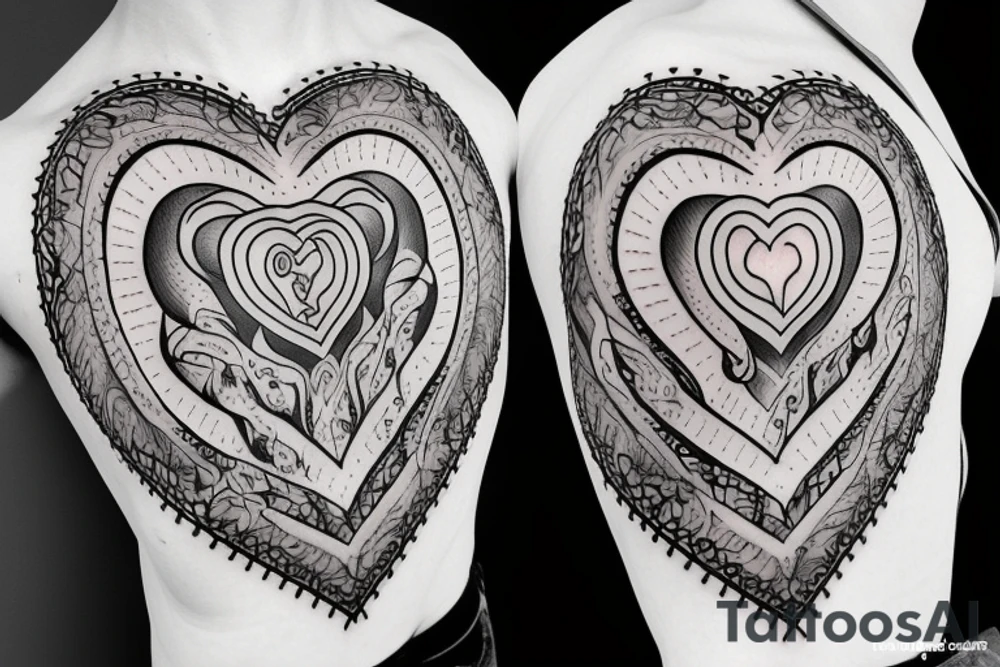 "Faith" word inside heart tattoo tattoo idea