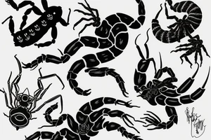 scorpion height 36mm tattoo idea