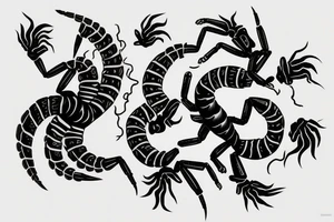scorpion height 36mm tattoo idea