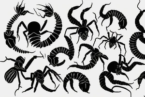 scorpion height 36mm tattoo idea