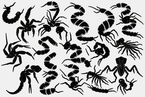scorpion height 36mm tattoo idea