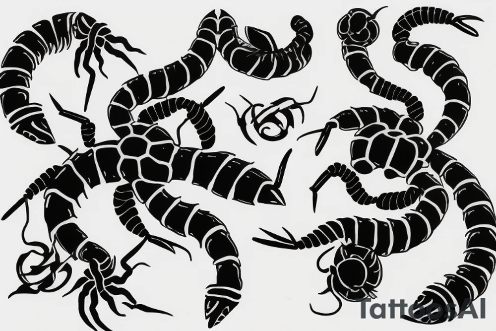 scorpion height 36mm tattoo idea