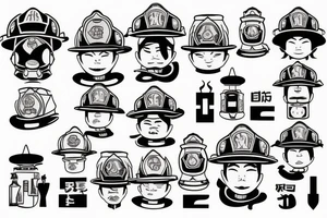 Firefighter tattoo idea