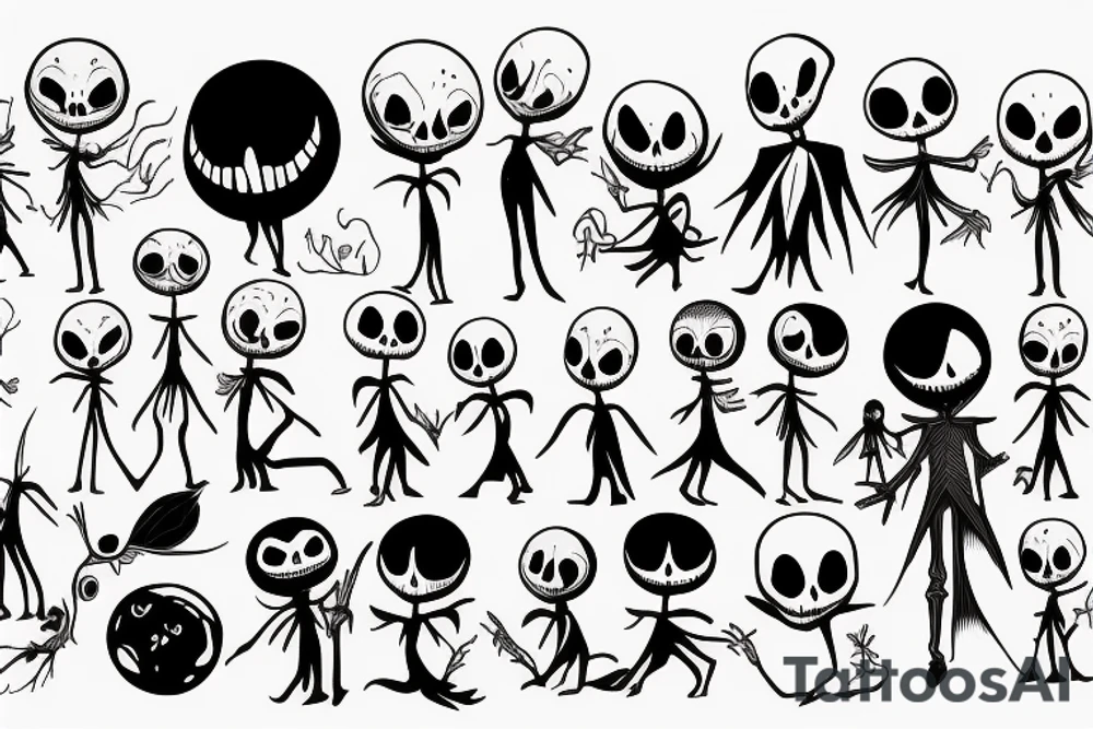 Jack skellington tattoo idea