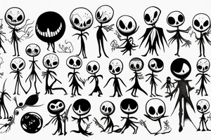 Jack skellington tattoo idea