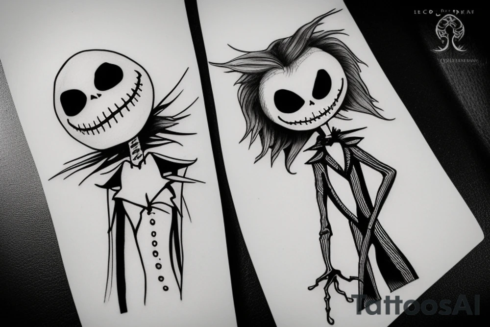 Jack skellington tattoo idea