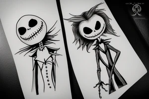 Jack skellington tattoo idea