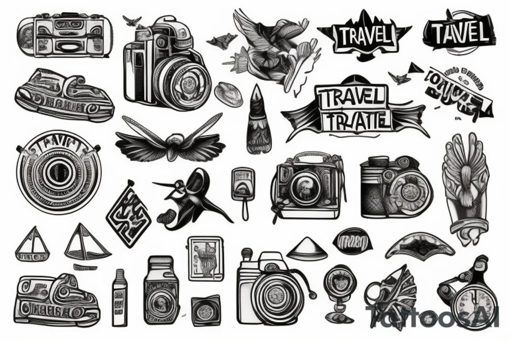 travel tattoo idea
