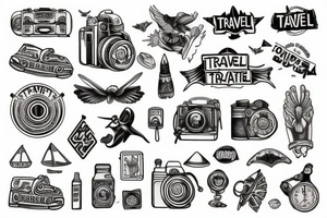 travel tattoo idea