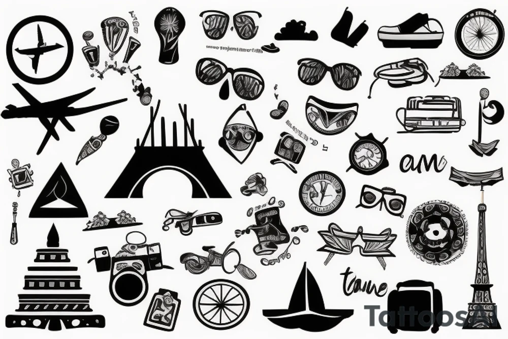 travel tattoo idea