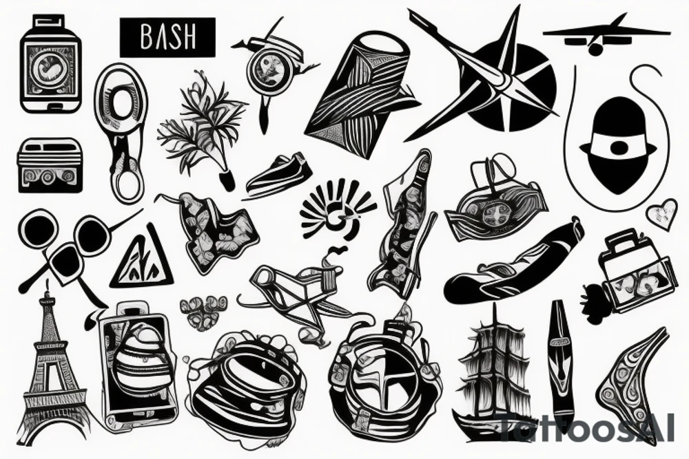 travel tattoo idea