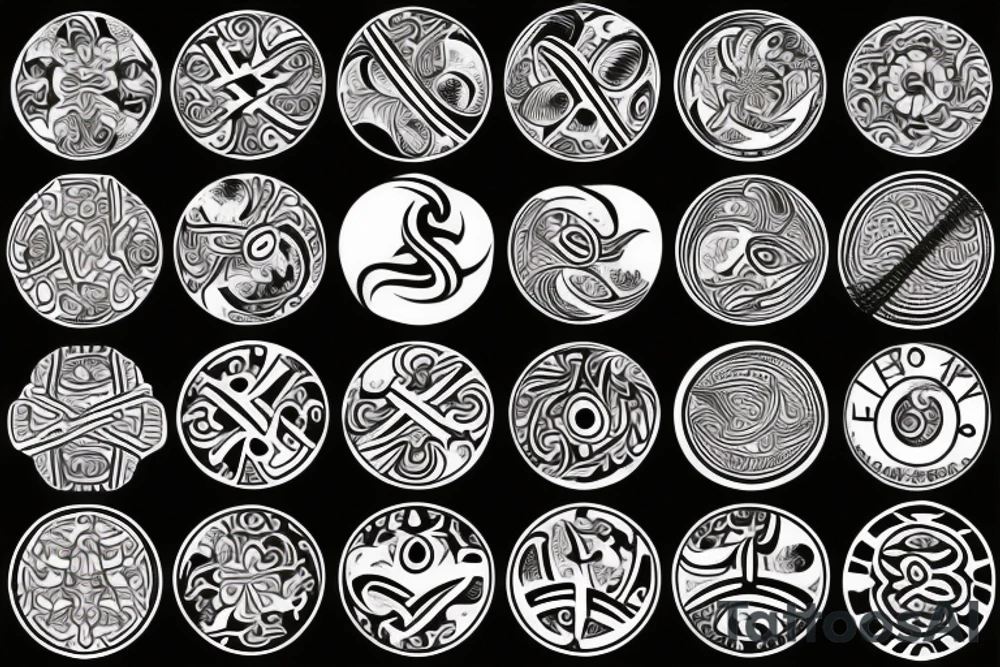 Infinity symbol tattoo idea