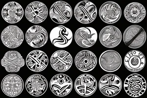 Infinity symbol tattoo idea