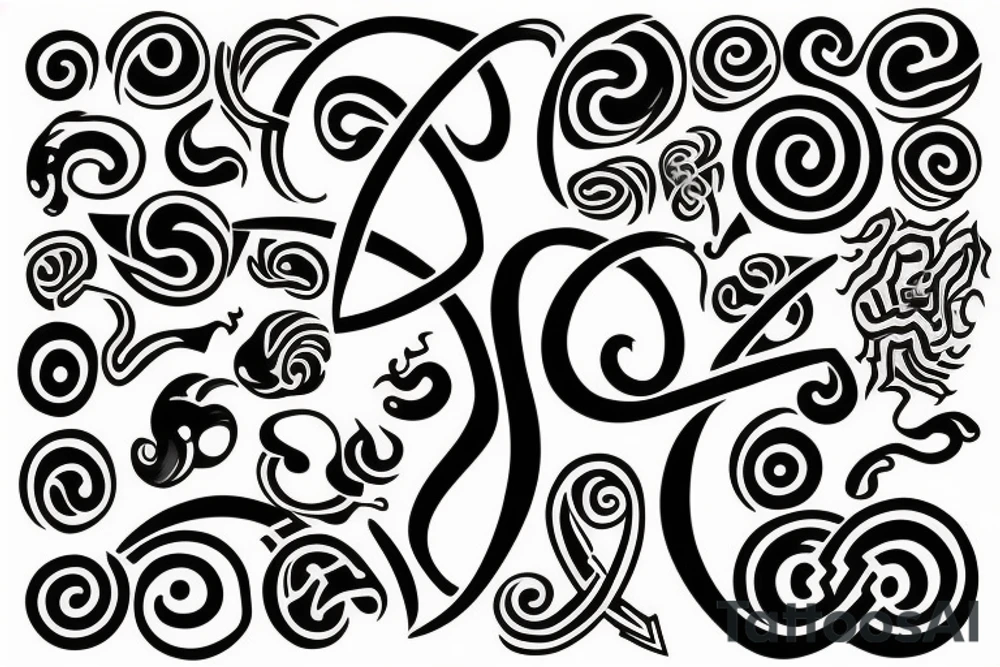 Infinity symbol tattoo idea