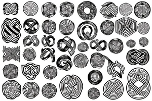 Infinity symbol tattoo idea