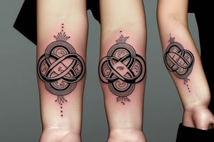 Infinity symbol tattoo idea