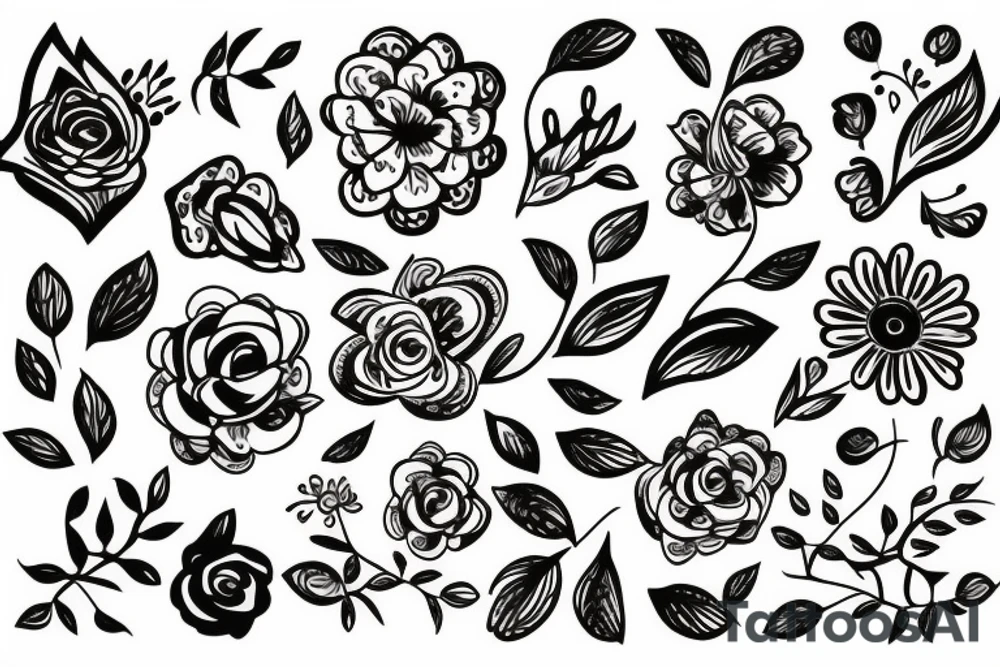 small flower tattoo tattoo idea