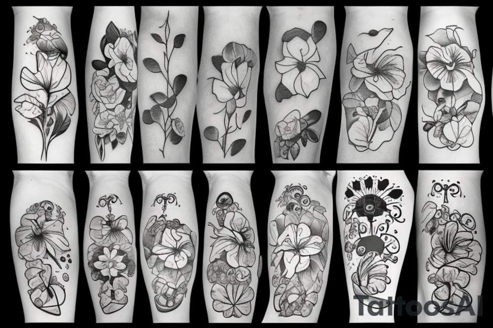 morning glory tattoo idea